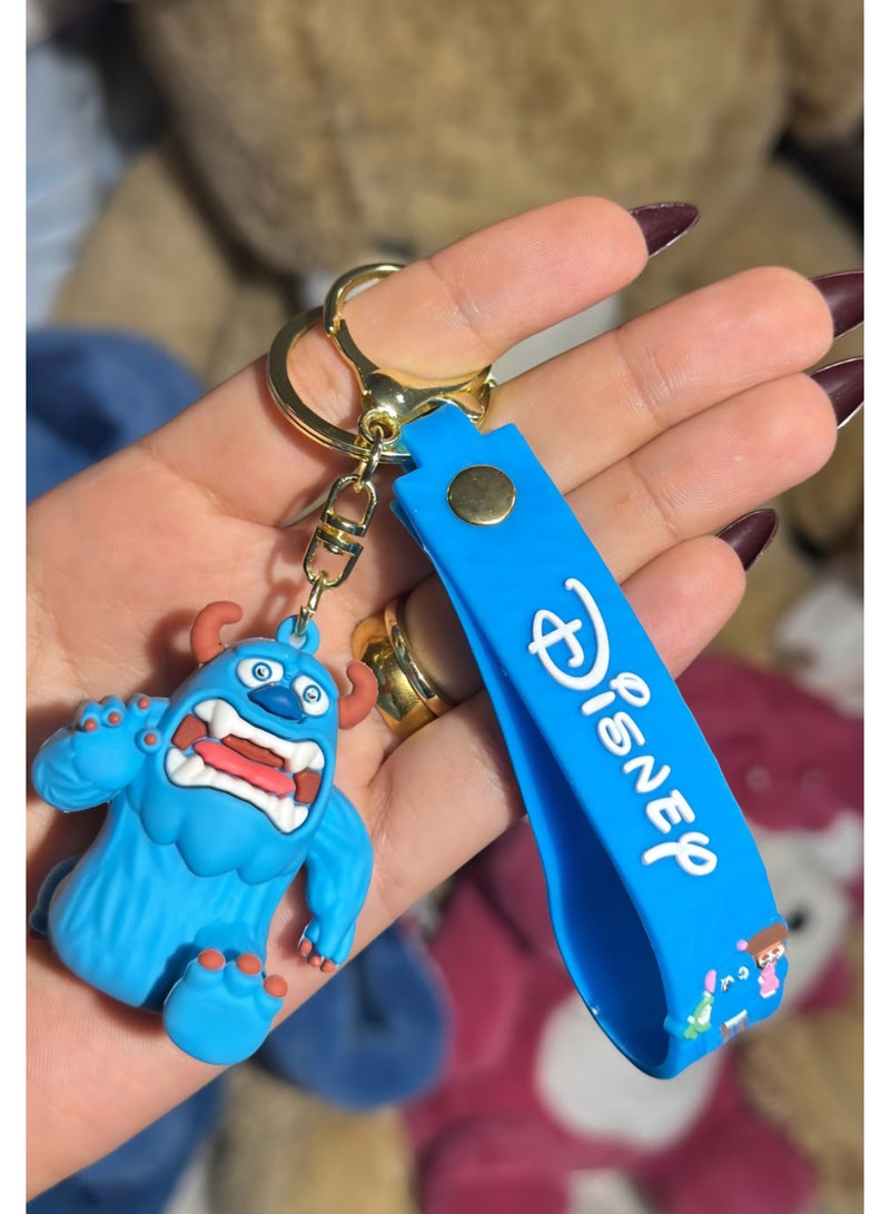 Disney Monsters Inc Rubber Keychain Shape 6 - Image 2